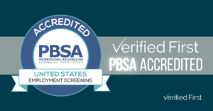 Verified First is PBSA Accredited