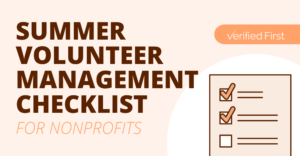 Summer Volunteer Management Checklist for Nonprofits