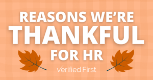Reasons We're Thankful for HR
