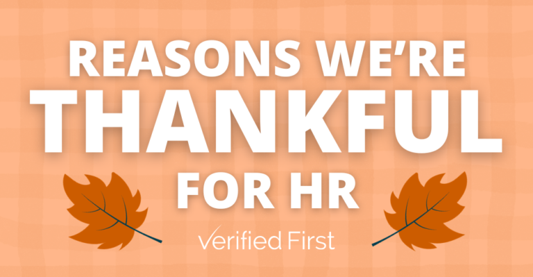 Reasons We're Thankful for HR