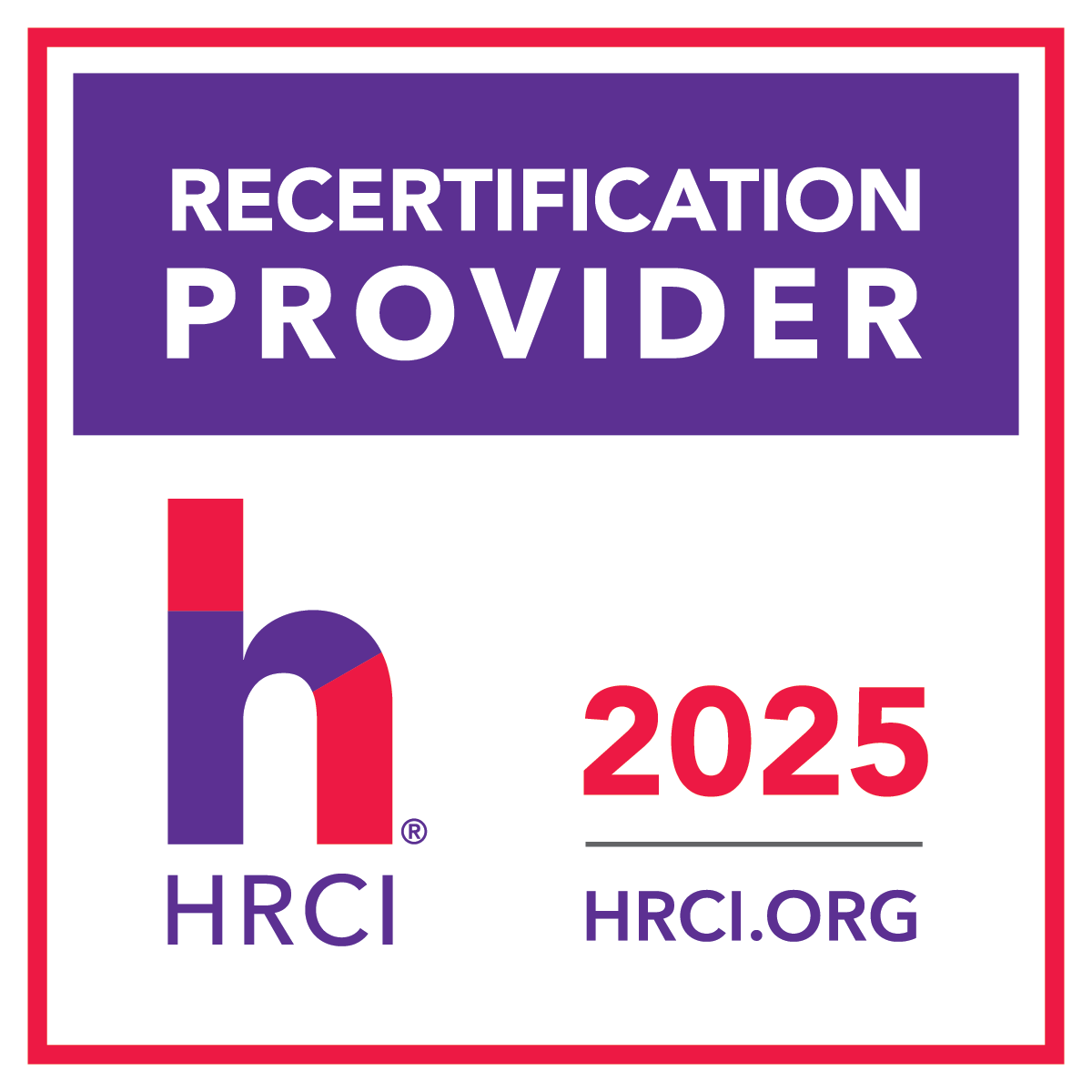 2025 HRCI - Recertification-Provider-Seal