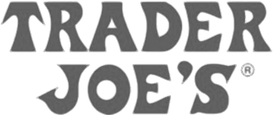 The Trader Joe's company logo, a well-known grocery retailer.