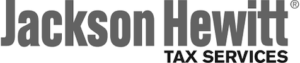 The logo representing tax preparation services offered by Jackson Hewitt.