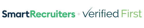 SmartRecruiters and Verified First Logos