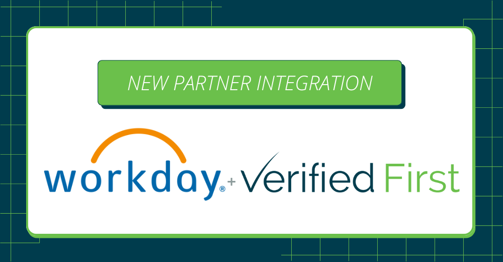 New Integration: Workday and Verified First