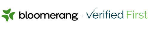 Bloomerang and Verified First Logos